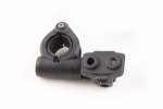 Clamp + Support for auxiliary lights PUIG 3635N black