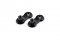 Adjustable footpegs relocation adaptors kit PUIG 40mm black
