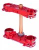 Triple clamp X-TRIG 40101016 ROCS TECH Red