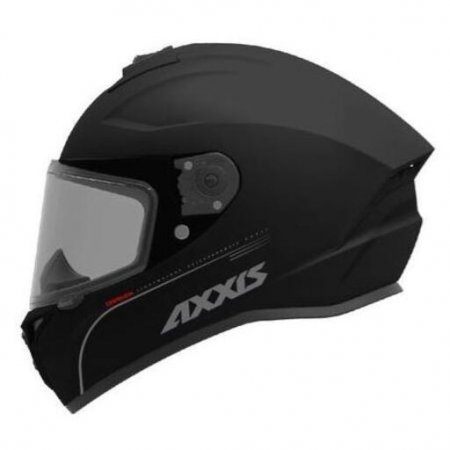 FULL FACE helmet AXXIS DRAKEN S solid matt black S for YAMAHA FZ6 (Fazer)/ABS