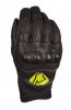 Short leather gloves YOKO BULSA black / yellow M (8)