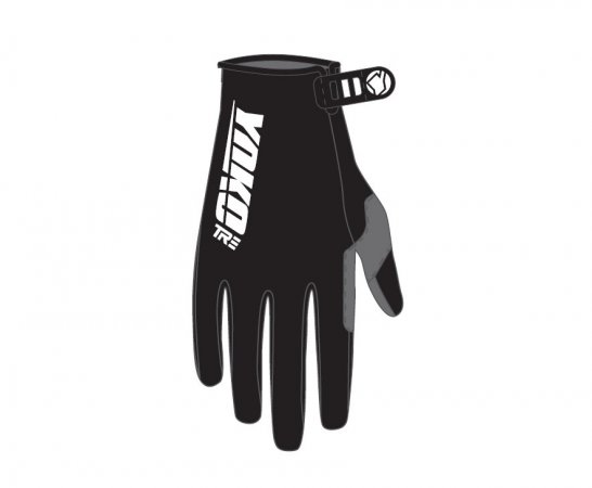 MX gloves YOKO TRE black L (9) for KAWASAKI ZZR 1400