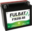 Maintenance free battery FULBAT FTX20L-BS (YTX20L-BS)
