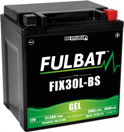 Gel battery FULBAT FIX30L-BS GEL