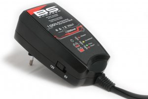Battery charger BS-BATTERY AUTOMATIC (suitable also for Lithium) 6/12V 1000mA