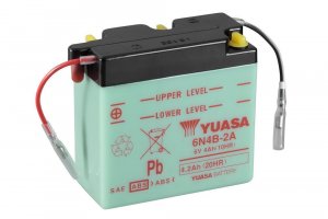 Conventional 6V battery NO ACID YUASA