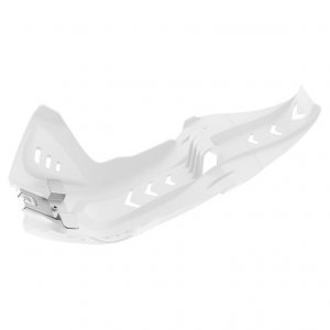 Skid plate POLISPORT with link protector White