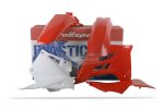 Plastic body kit POLISPORT 90197 red/white
