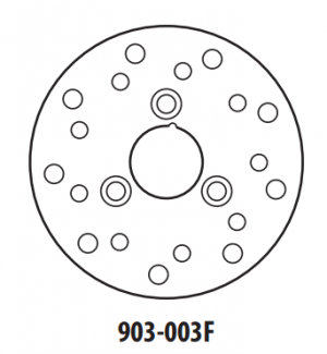 Brake disc GOLDFREN front 155 mm
