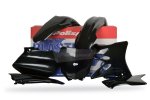 Plastic body kit POLISPORT black