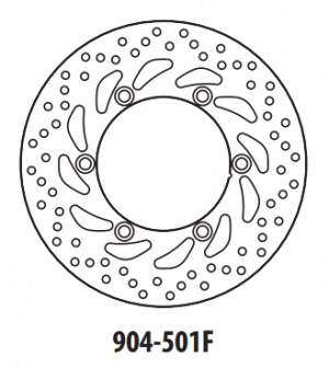 Brake disc GOLDFREN front 260 mm