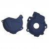 Clutch and ignition cover protector kit POLISPORT 90972 Blue