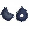 Clutch and ignition cover protector kit POLISPORT 90976 Blue