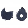 Clutch and ignition cover protector kit POLISPORT 90984 Blue