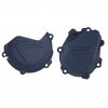 Clutch and ignition cover protector kit POLISPORT 90987 Blue