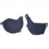 Clutch and ignition cover protector kit POLISPORT 90990 Blue