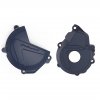 Clutch and ignition cover protector kit POLISPORT 90997 Blue