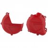 Clutch and ignition cover protector kit POLISPORT 90999 Red