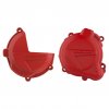 Clutch and ignition cover protector kit POLISPORT 91001 Red