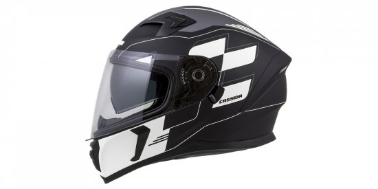 Full face helmet CASSIDA INTEGRAL 3.0 ROXOR white matt/ black/ grey XL for KTM SX-F 350