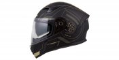 Full face helmet CASSIDA INTEGRAL 3.0 TURBOHEAD black matt/ gold S