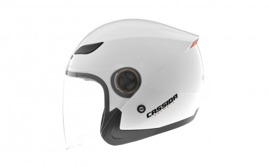 Jet helmet CASSIDA REFLEX white M for YAMAHA YZ 450 F