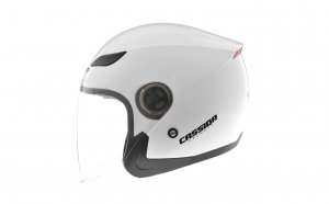 Jet helmet CASSIDA REFLEX white L