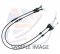 Throttle cable Venhill featherlight black