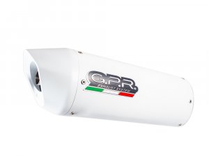 Full exhaust system GPR ALBUS White glossy including removable db killer