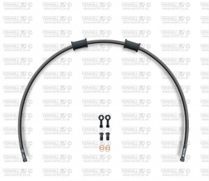 Rear brake hose kit Venhill APR-10002RB-BK POWERHOSEPLUS (1 hose in kit) Black hoses, black fittings