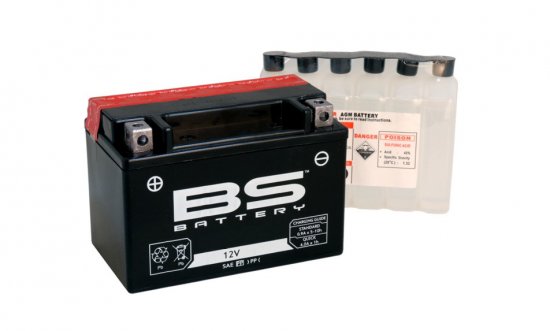 Maintenance free battery BS-BATTERY BT9B-BS (YT9B-BS)