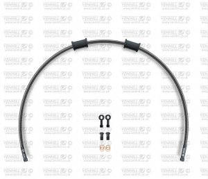Rear brake hose kit Venhill APR-10002RB-CB POWERHOSEPLUS (1 hose in kit) Carbon hoses, black fittings
