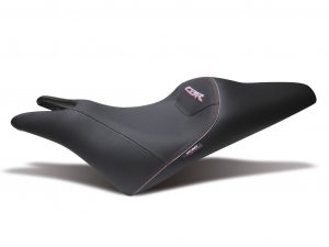 Comfort seat SHAD black, red seams