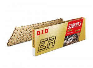 Motocross racing chain D.I.D Chain 520ER-T3 SDH 112 L Gold/Gold