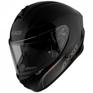 FULL FACE helmet AXXIS DRAKEN ABS solid black gloss S