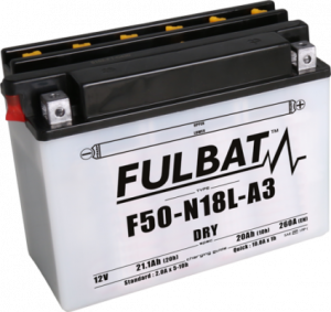 Conventional battery (incl.acid pack) FULBAT Acid pack included