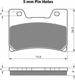 Brake pads GOLDFREN S3