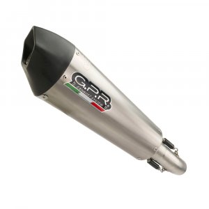 Full exhaust system GPR GP EVO4 Brushed Titanium including removable db killer and catalyst