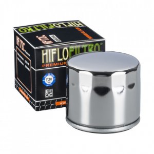 Oil filter HIFLOFILTRO Chrome