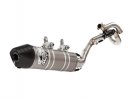 Full exhaust system 1x1 MIVV M.FA.001.SXC.F OVAL Stainless Steel / Carbon Cap