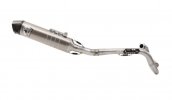 Full exhaust system 1x1 MIVV M.HO.026.SXC.F OVAL Stainless Steel / Carbon Cap