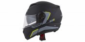 Full face helmet CASSIDA COMPRESS 2.0 REFRACTION matt black / grey / yellow fluo XL