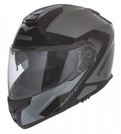Full face helmet CASSIDA VELOCITY ST 2.1 titanium silver / black 2XL for KTM SX-F 350