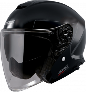 JET helmet AXXIS MIRAGE SV ABS solid black matt XS