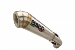 Full exhaust system GPR POWERCONE EVO Brushed Stainless steel including removable db killer