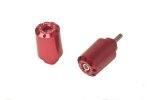 Bar ends PUIG 5618R LONG red