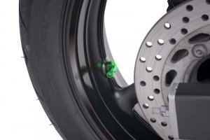 Valves for tubeless wheels PUIG green D 8,3mm