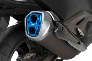 End tube for exhaust PUIG 9542A blue