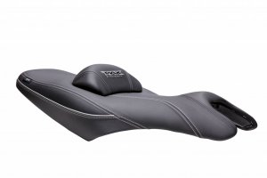 Comfort seat SHAD black, white seams