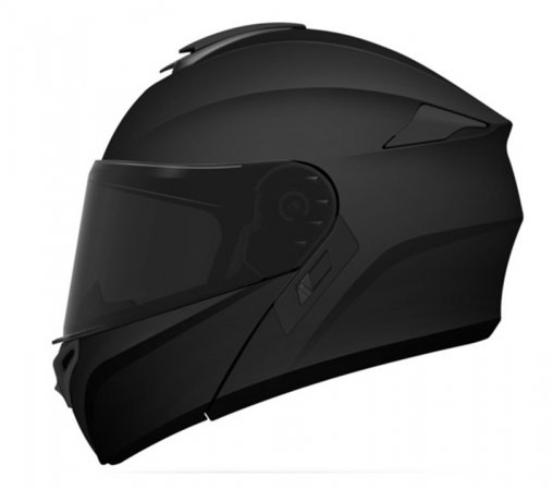 FLIP UP helmet AXXIS STORM SV S solid a1 gloss black L